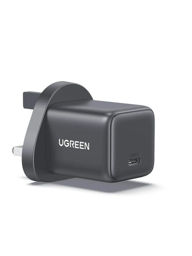 [12220] UGREEN 30W USB-C GaN Fast Charger UK Plug – Compact Fast Charging with GaNInfinity™ & Thermal Guard™ | X513 \ 55532 |