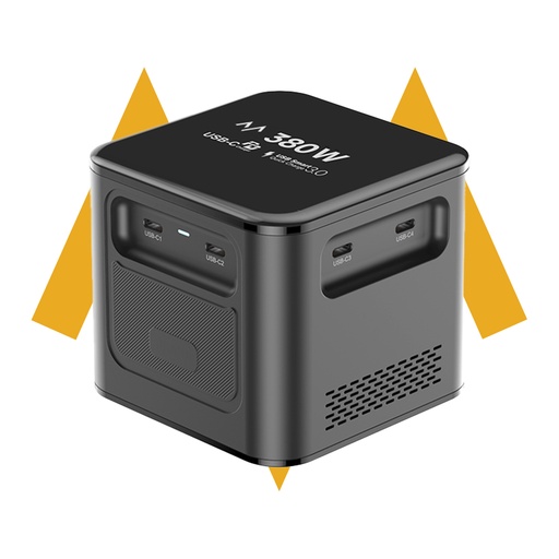 [12245] 7MD 8-in-1 380W GaN Quick Charger – 6 USB-C & 2 USB-A Ports, Ultra-Fast Multi-Device Charging | 7MD51825 |