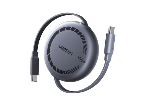 [12299] UGREEN Retractable USB-C to USB-C Fast Charging Cable 1M (3FT) | 100W PD 3.0, 5A Power Delivery, Adjustable Length, E-Marker Safety Chip | L531 \ 65905 |