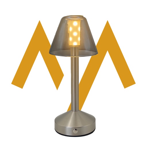 7MD Cordless Portable Table Lamp – LED Rechargeable Touch Lamp, Iron & Glass Design | 7MD52125 |