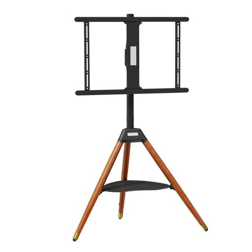 [12326] Luxury Wooden Three-Leg MoveUp TV Stand with Shelf – Artistic Tripod Design for 32–75" TVs | Mov001 |