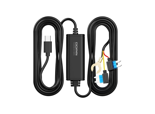 [12387] DDPAI Dash Cam Hardwire Kit for 24-Hour Parking Monitoring, 12V/24V to 5V/3A with Low Voltage Protection, 3m Cable | DC003 |