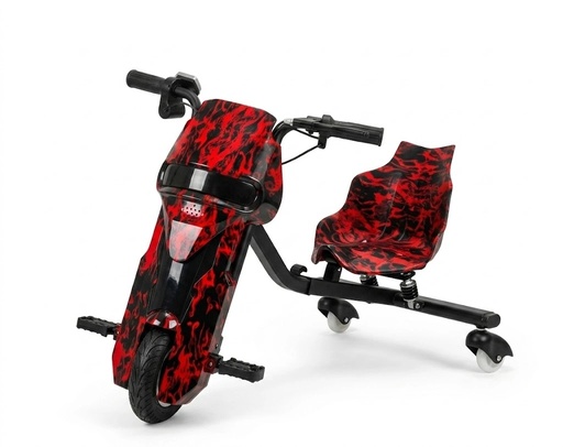 KUGOO Three-Wheel Kids Drifting Electric Scooter – LED Lights, Speaker & Display, 3 Speed Modes, 360° Drift | S12 |