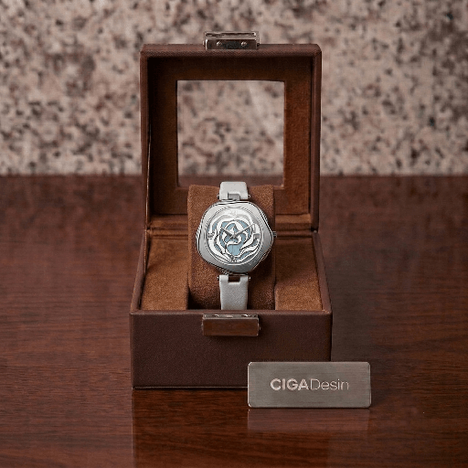 [12508] CIGA Design R Series Quartz Watch 32×33mm Stainless Steel Case 3ATM Water Resistance - Minimalist Leather or Milanese Mesh Strap Watch | R012 |