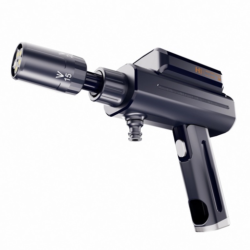 [12513] 2 IN 1 HIGH PRESSURE WATER GUN - Foldable Cordless Lithium Car Pressure Washer with 6 Spray Modes, 1MPa Pressure, USB-C Rechargeable & Multi-Water Source Design | X9 |