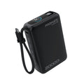 [12543] Promate 20000mAh Power Bank, 45W PD Fast Charging, Built-In USB-C Cable, 22.5W USB-A, 3-Device Charging, Smart Display | Volta-45 |