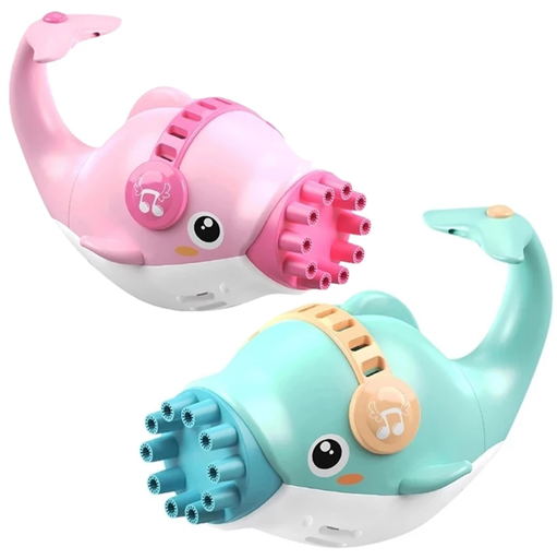 Bubble Machine Dolphin Bubble Gun Blowing Automatic Soap For Kids Summer Outdoor Children Toys  WITH GIFT