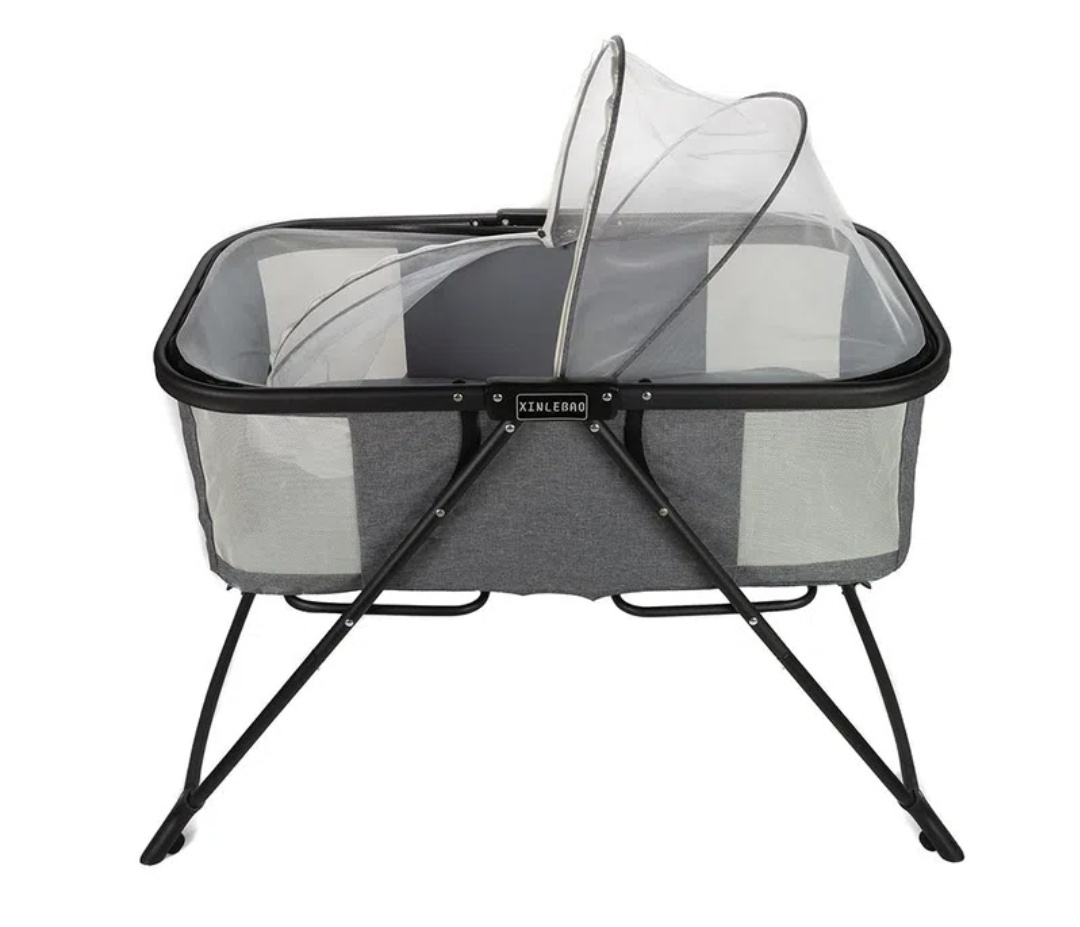 Newborn Baby Cradle Swing Bed With Anti Mosquito Net |YC-608|